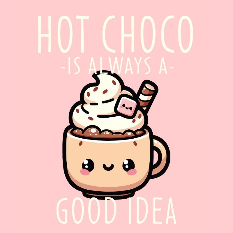 Conception apaisante de chocolat chaud pour le cacao
