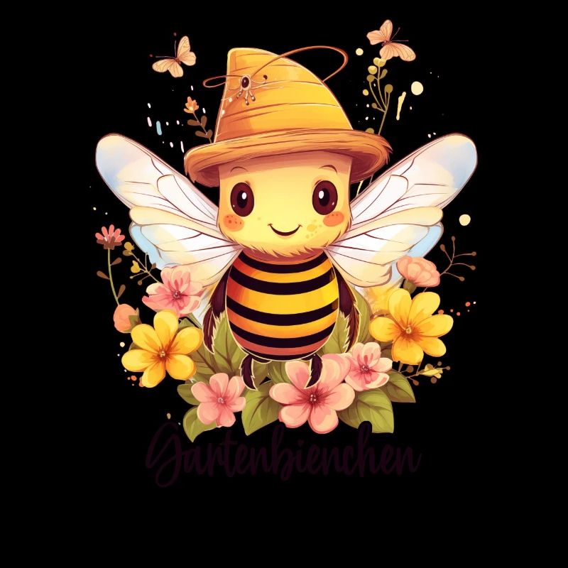 Gartenbienchen Gärtnerin Biene Garten Geschenk
