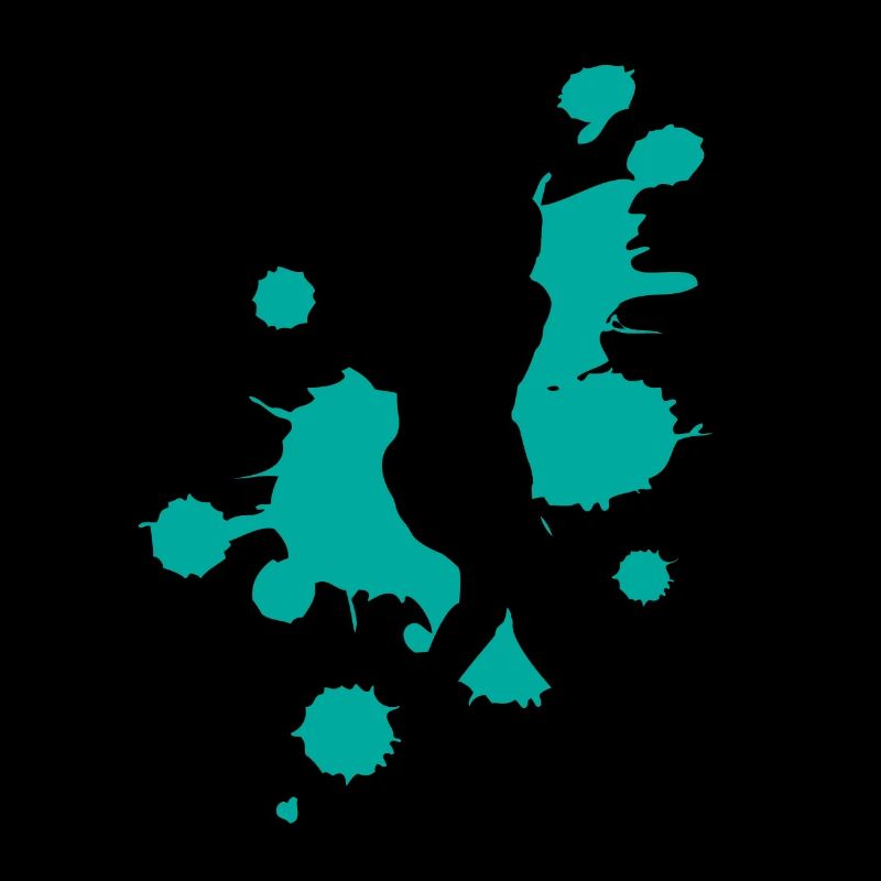 Kreative Farbspritzer Kunstexplosion