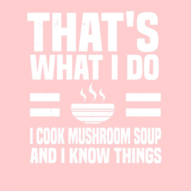 Cuisson de la soupe aux champignons