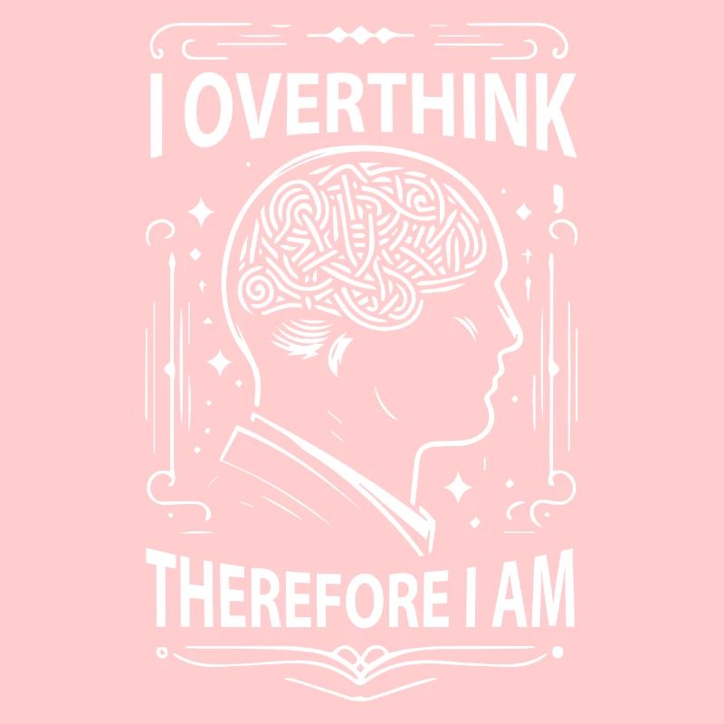 I overthink, therefore I am Funny
