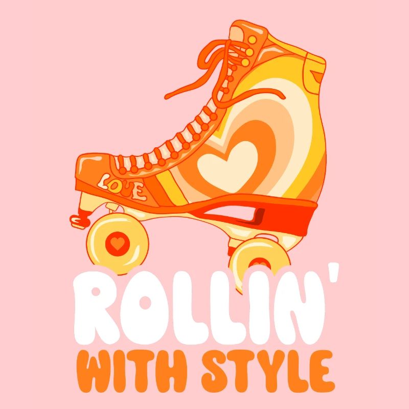 Rollerskates Funny 80er Roller Disco Skating