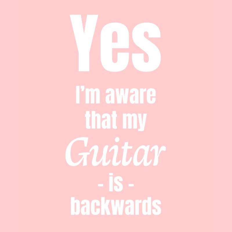 Yes, I'm aware that my guitar