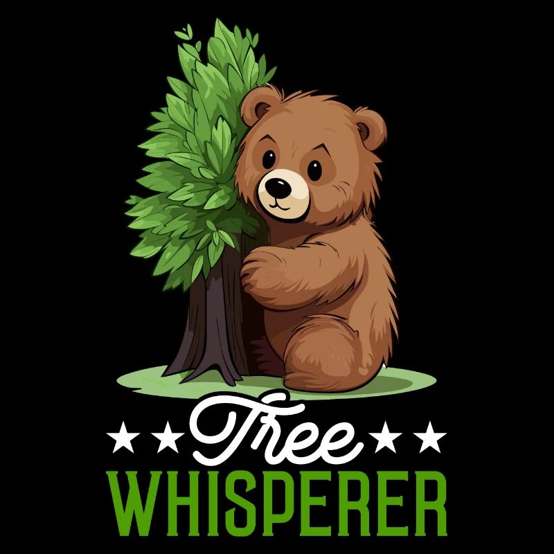 Tree Hugger Environmentalist Bear