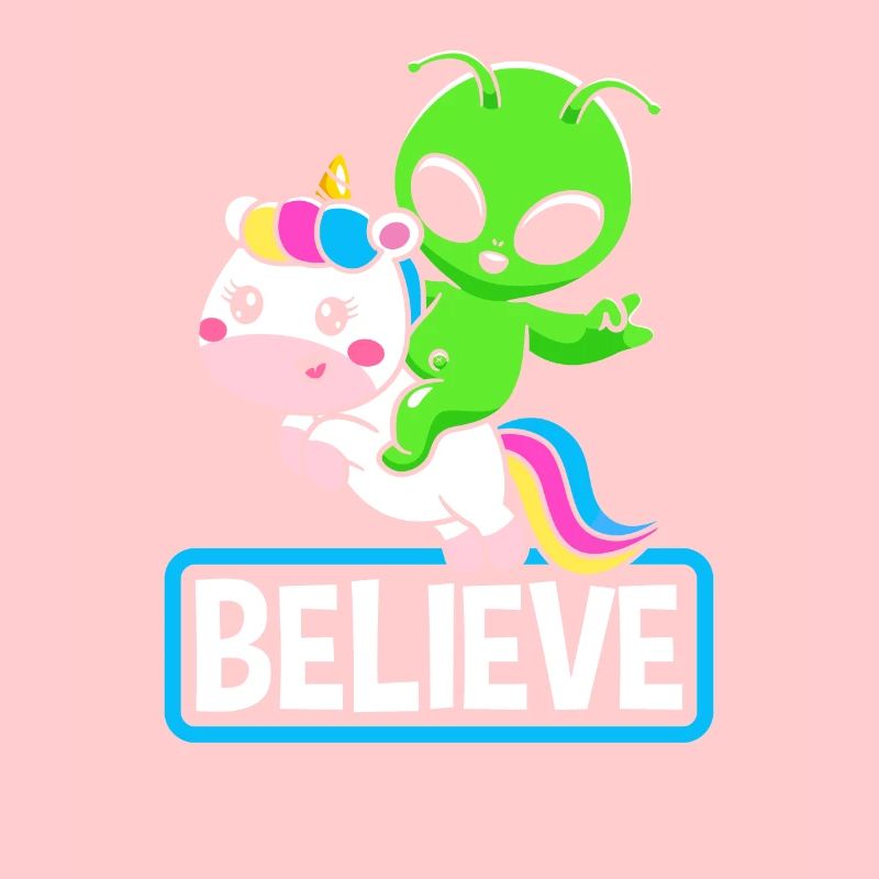 Alien Einhorn Geschenk Science Fiction