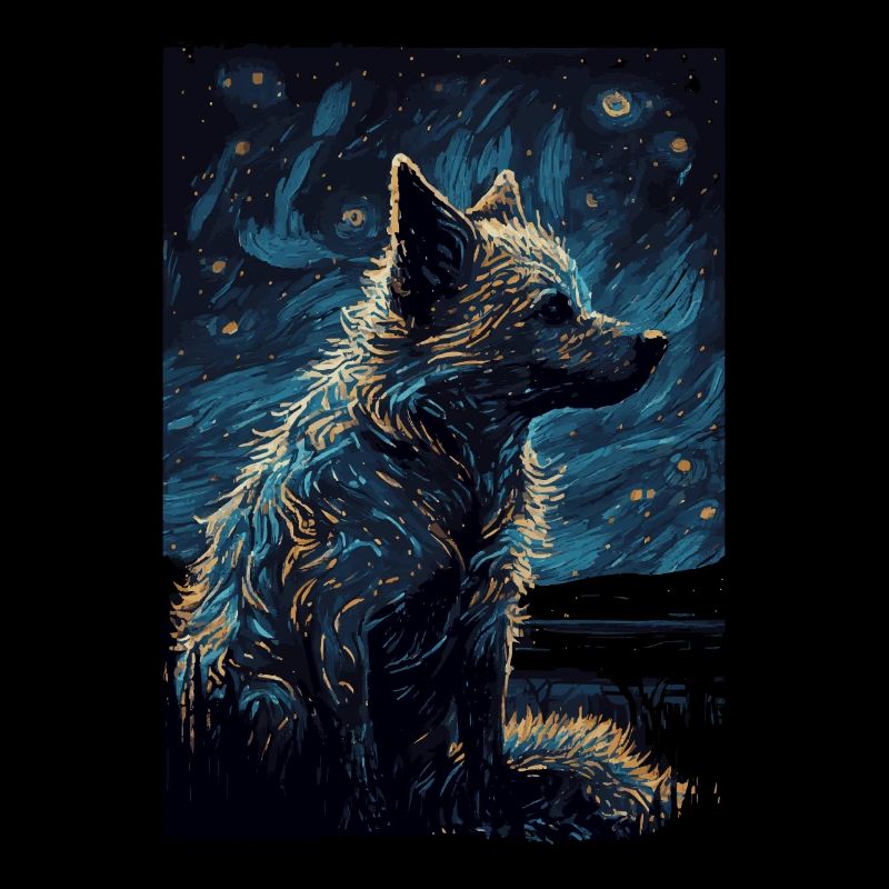 Hyäne Starry Night