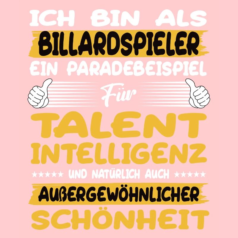 Billiardspieler ein Paradebeispiel Billiard