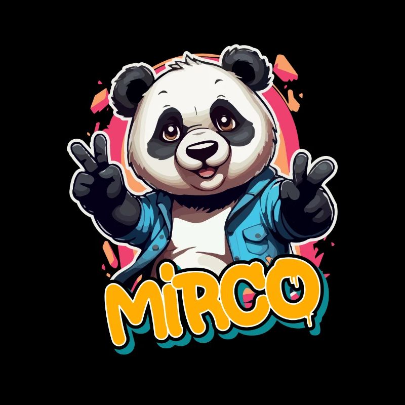 MIRCO - Schöner Jungen Name mit coolem Panda