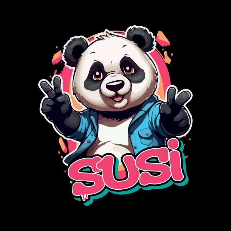 SUSI - Schöner Mädchen Name mit coolem Panda