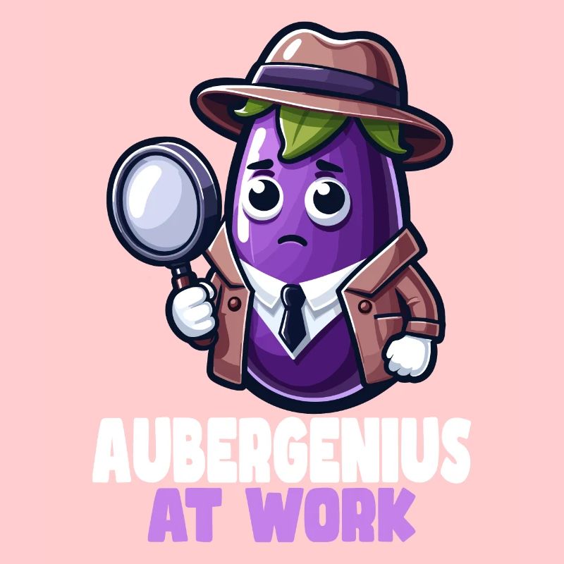 Aubergenius At Work Funny Word Game