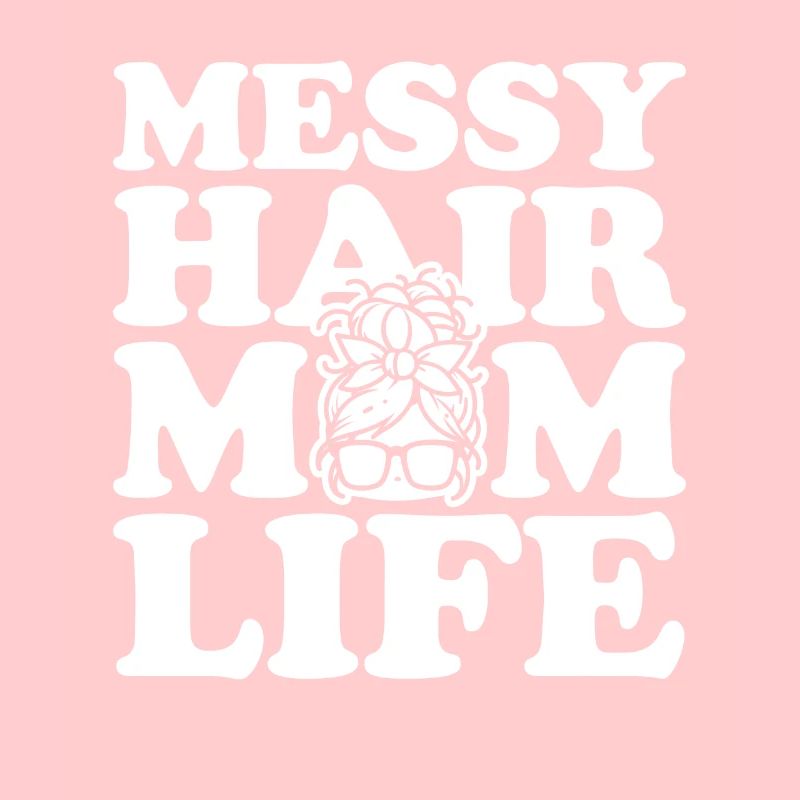 Mama Mutter Unordentliches Brötchen Mutterleben