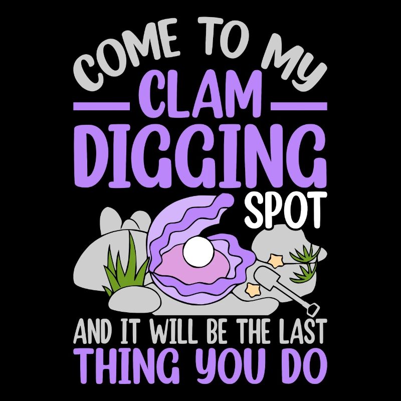 Digging mussels with enthusiasm for mussels