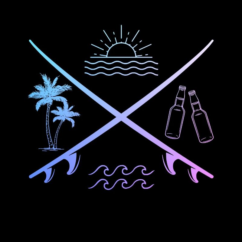 Surfer Vintage Surf Geschenk