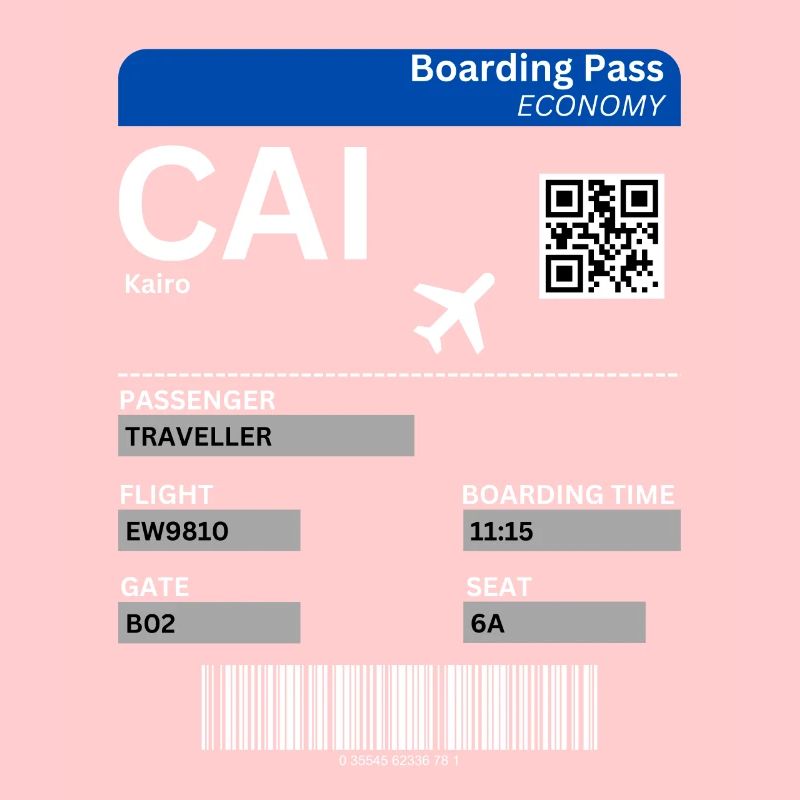 Le Caire Égypte Billet d’avion Le Caire Idée de vacances