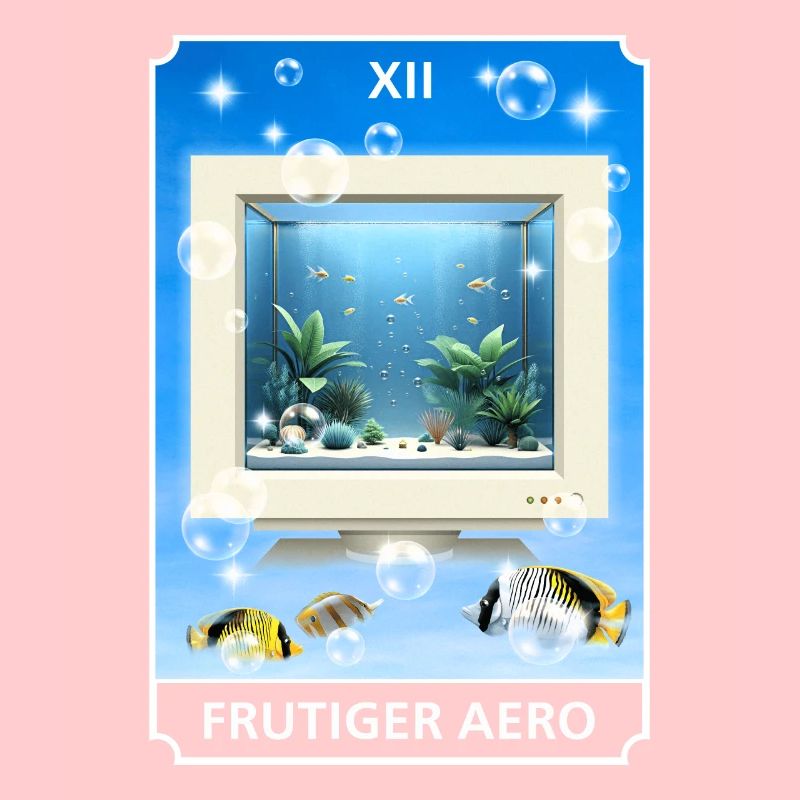 Frutiger Aero Aesthetic Tech Computer Aquarium