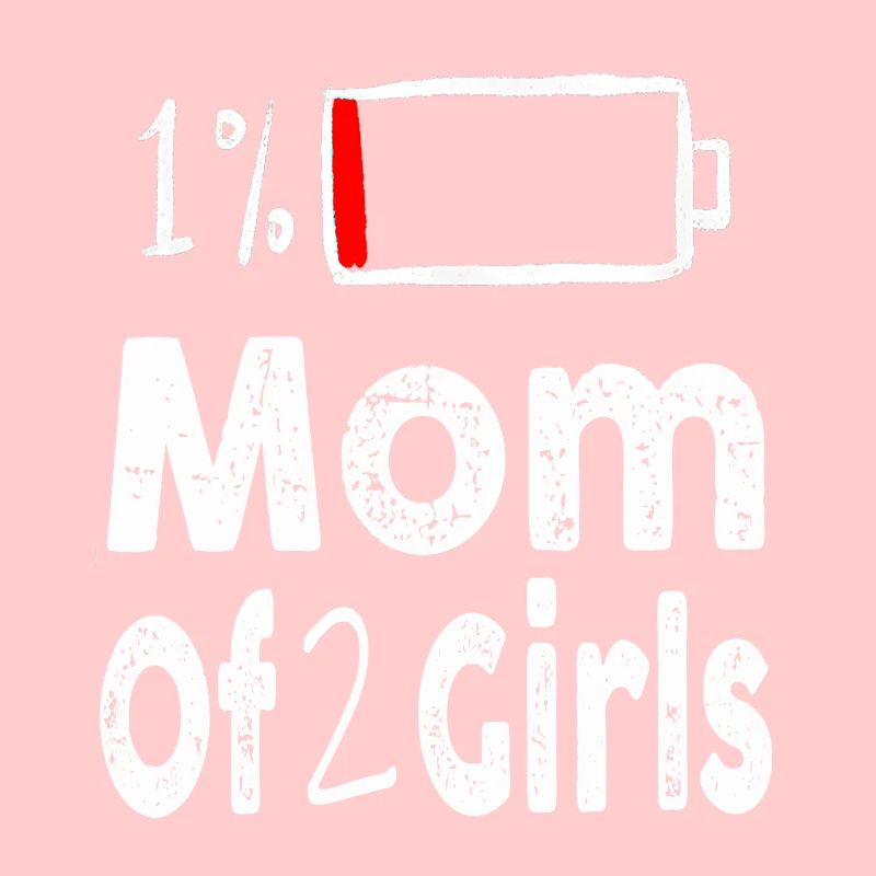 Mutter von 2 Mädchen Lustiger Muttertag