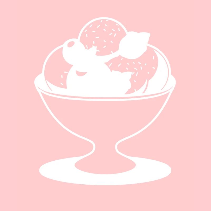 Dessin de coupe glacée