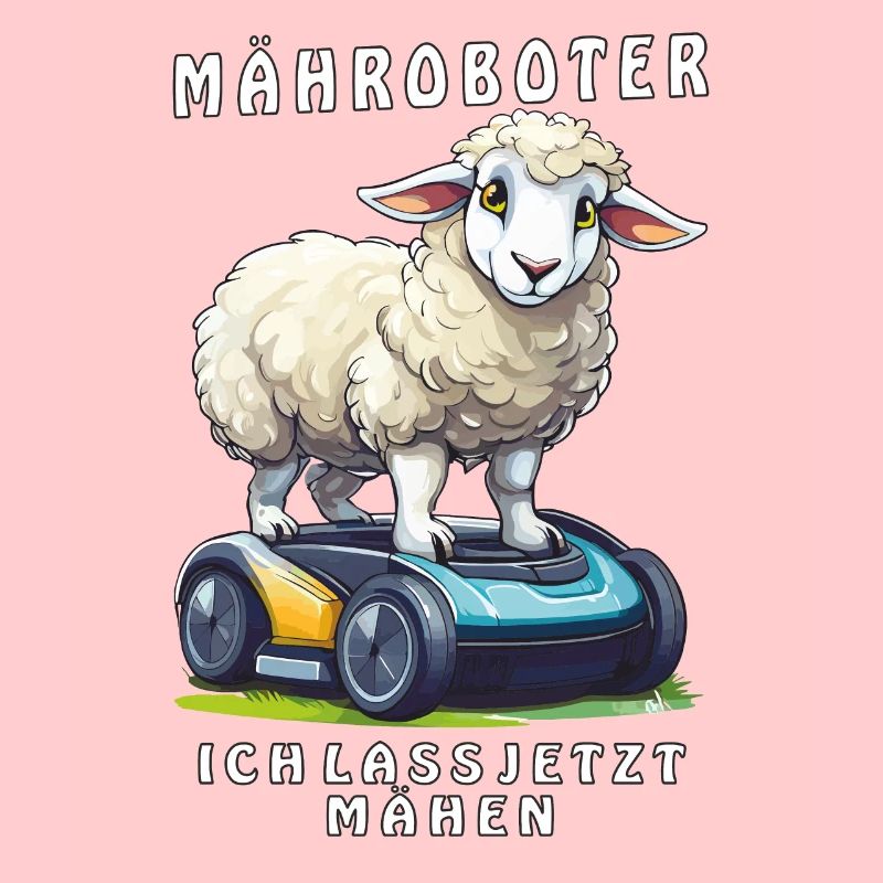 SCHAF MÄHROBOTER ICH LASS JETZT MÄHEN
