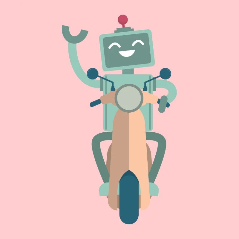 Süßer Roboter Robotik Technik