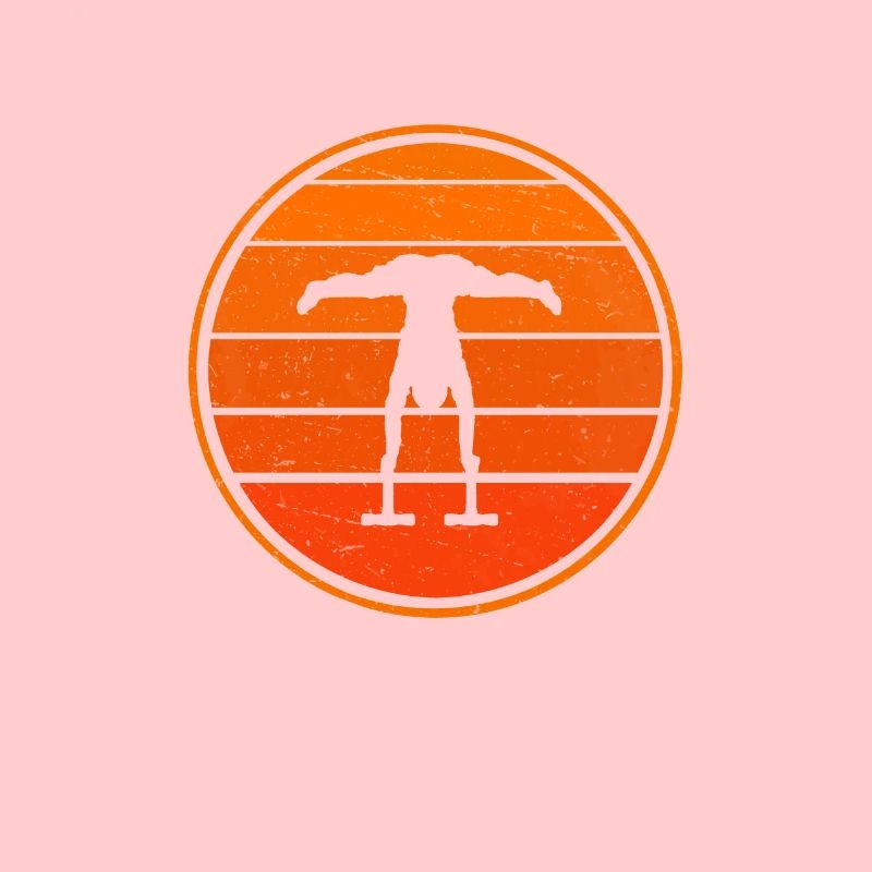 Retro Sun Calisthenics Retro Geschenk Tshirt