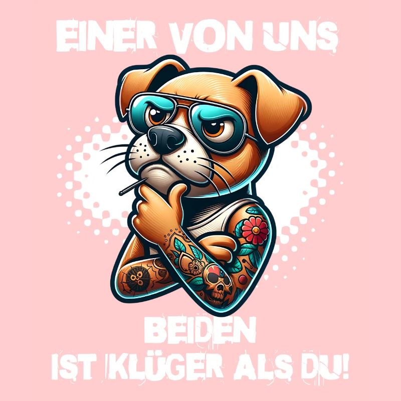 Lustiger Einer von uns beiden ist klüger als du
