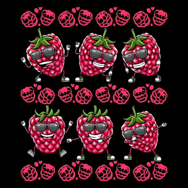 Beere Dancing Himbeeren Obst