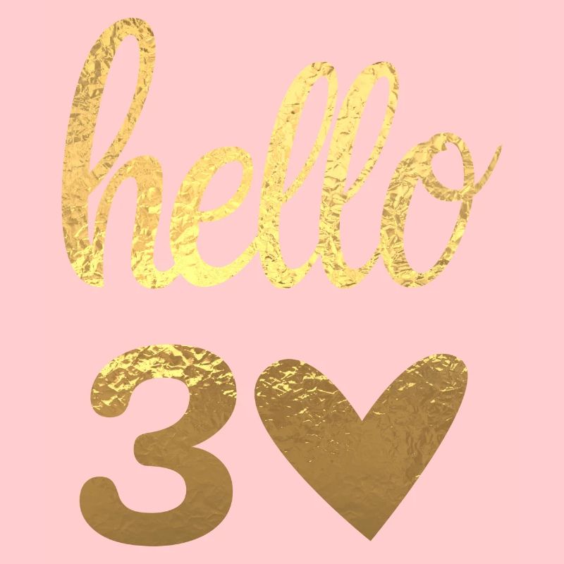 Hello 30 doré