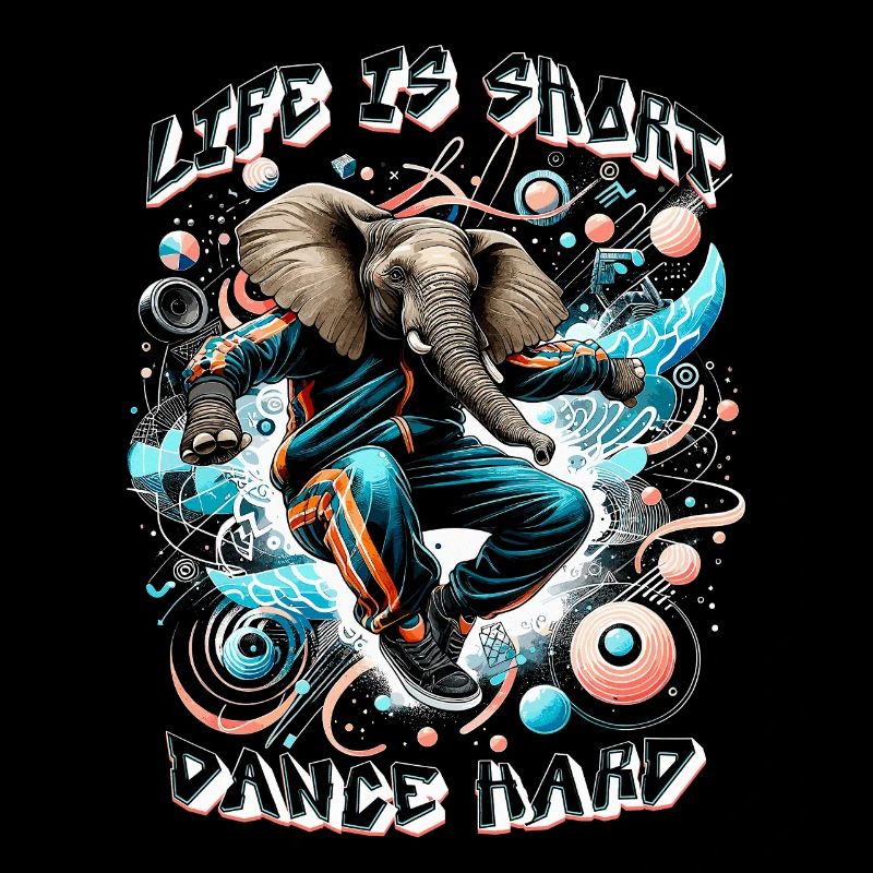 Breakdance B-boy Life is short, dance hard