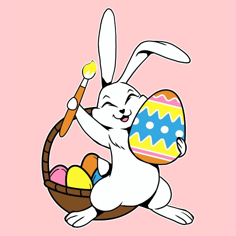 Easter Bunny Painted Ostereiger Egg Painting Ostergesch