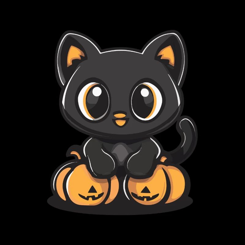 Chat Halloween Chat Kawaii
