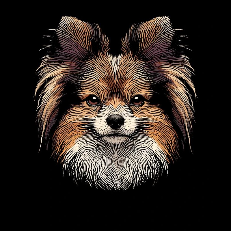 Empreinte digitale Papillon