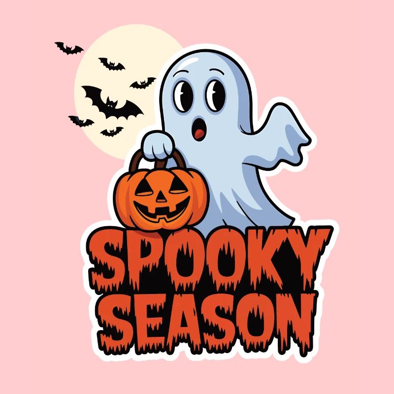 Cute Halloween Ghost Spooky Season Ghost
