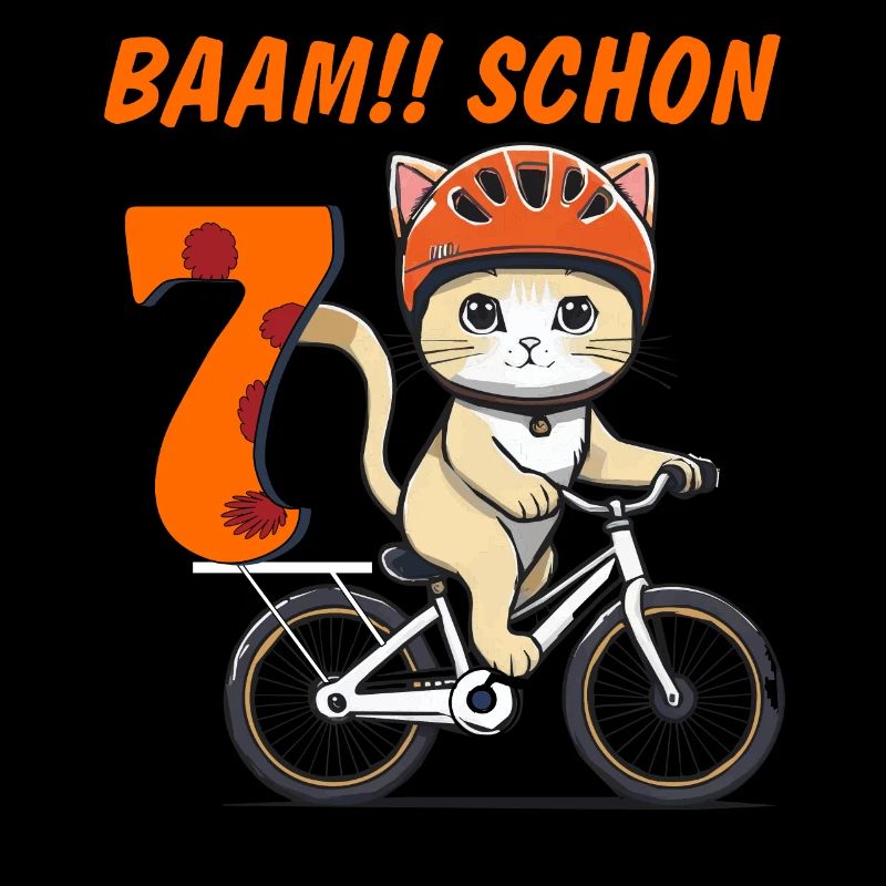 VÉLO CHAT BAAM !! DÉJÀ SEPT