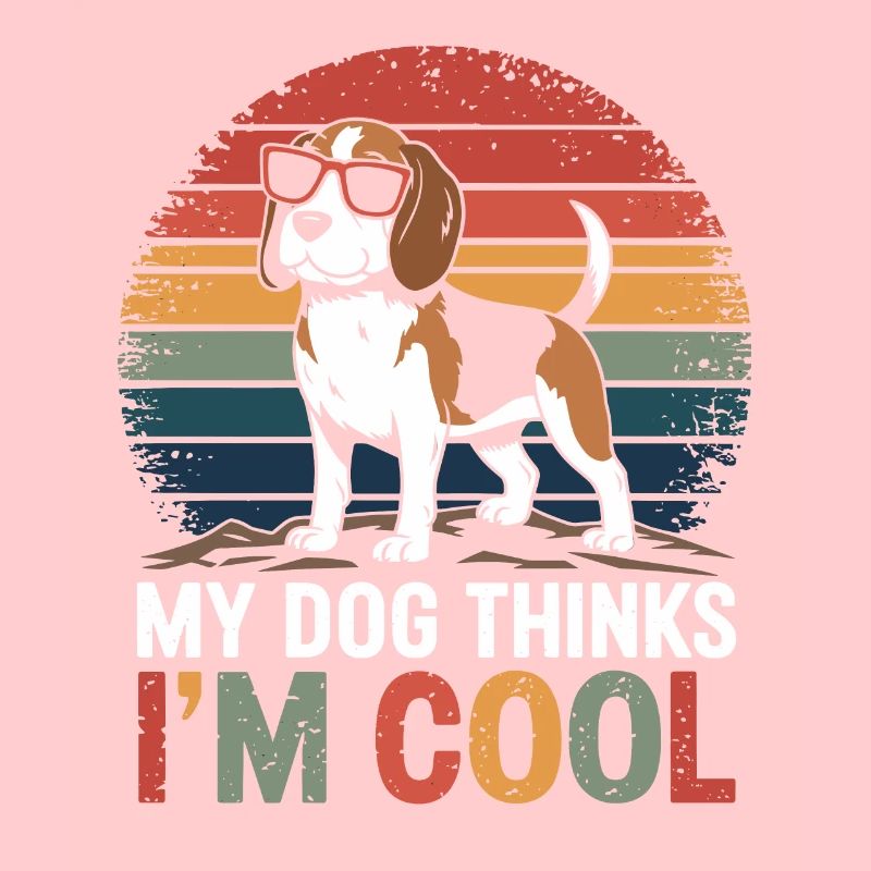 Beagle mon chien pense que je suis cool