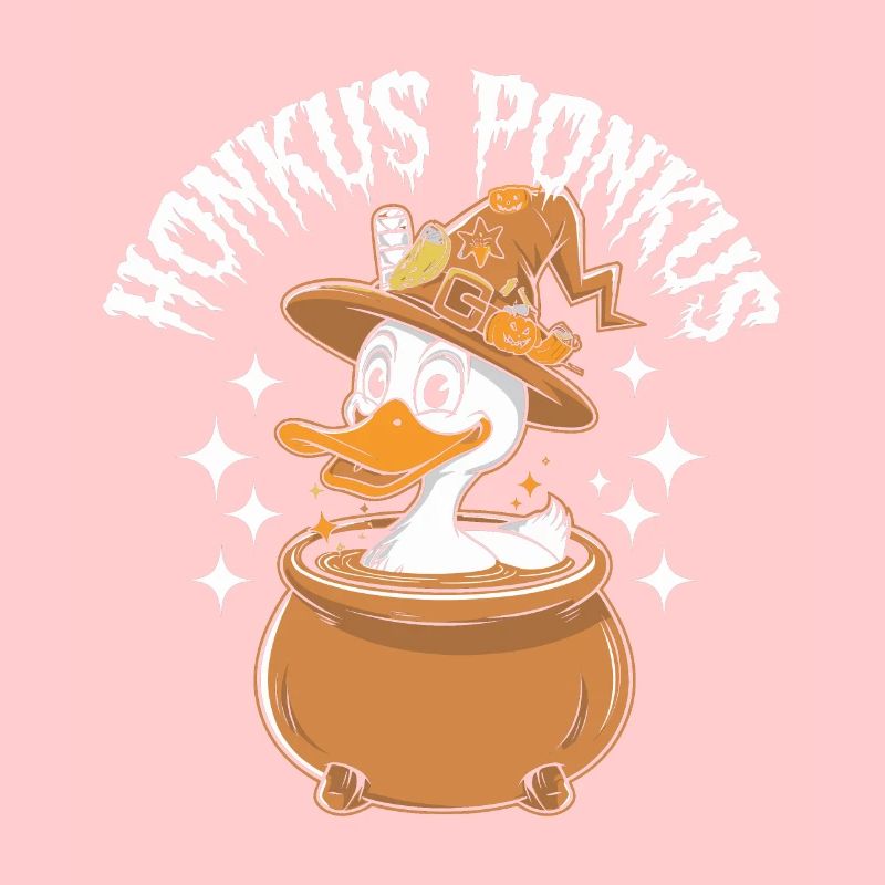 Honkus Ponkus Funny Duck Witch Halloween Magic