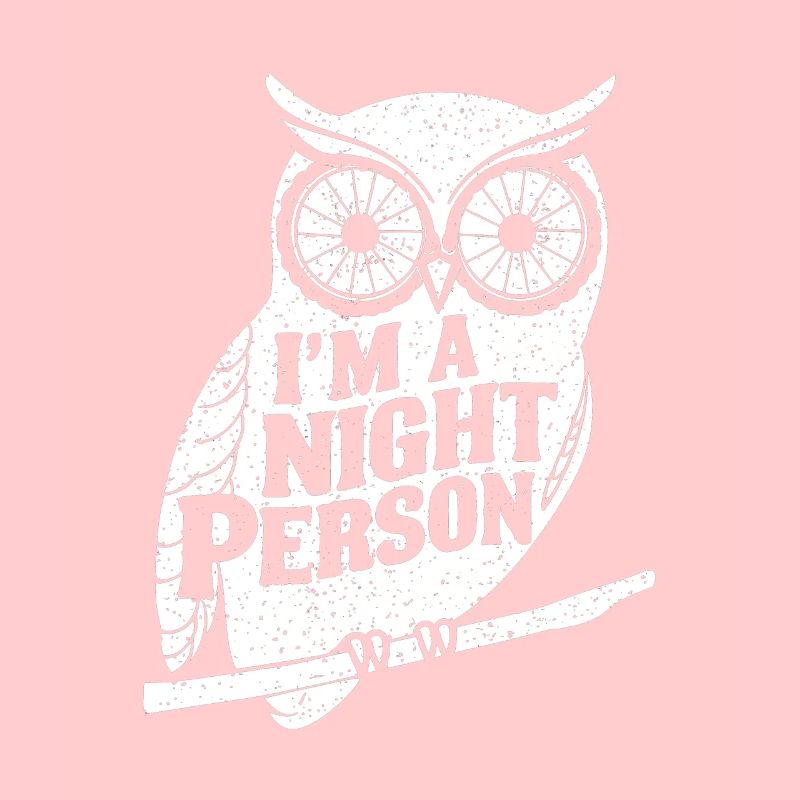 Ich bin ein Nachtmensch, eine Eule