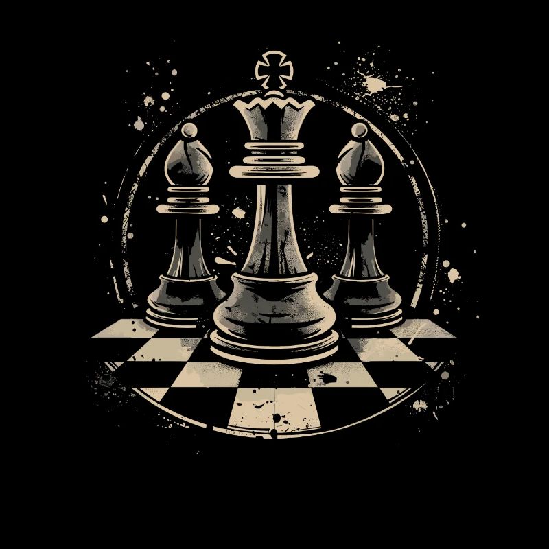 Dessin de pièces d’échecs