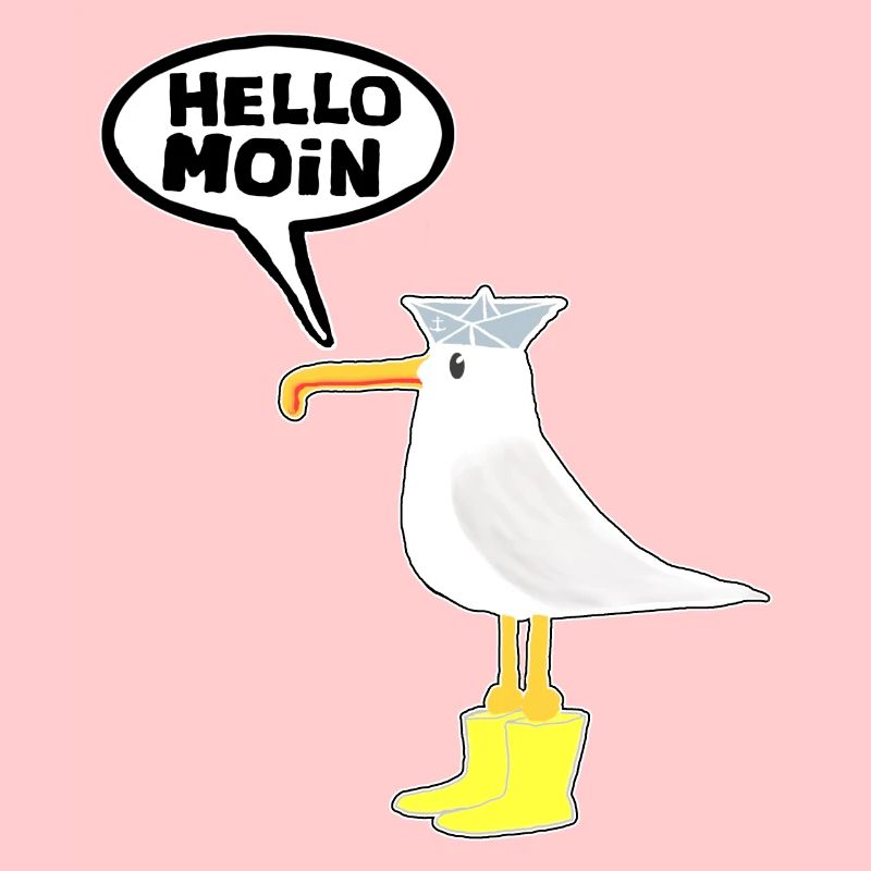 Hello Seagull Rubber Boots Hello Moin