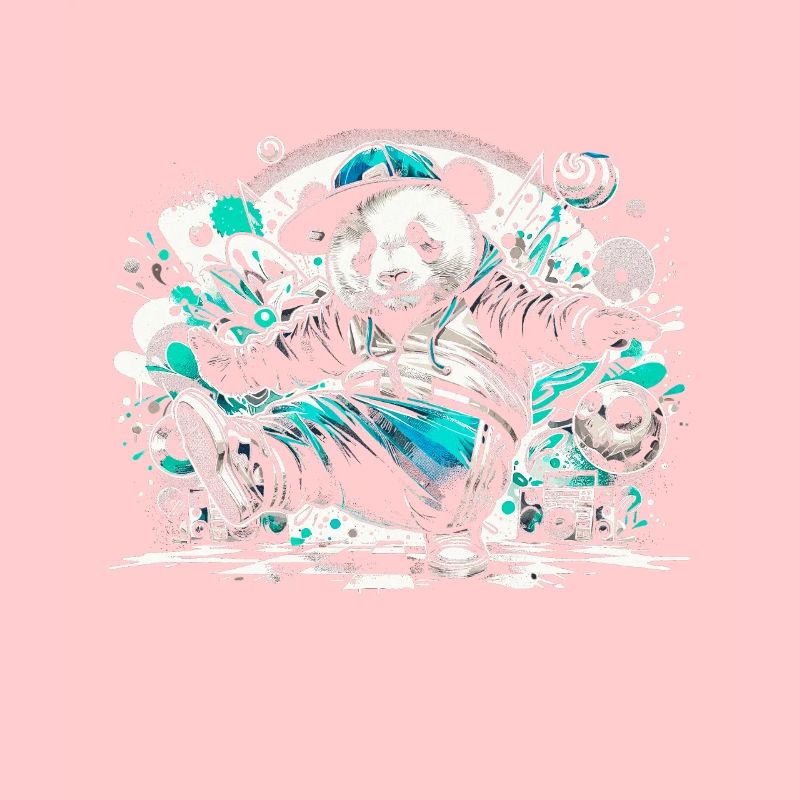 Breakdancing Breakdance Panda