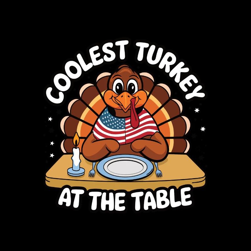 Dinde drôle de Thanksgiving