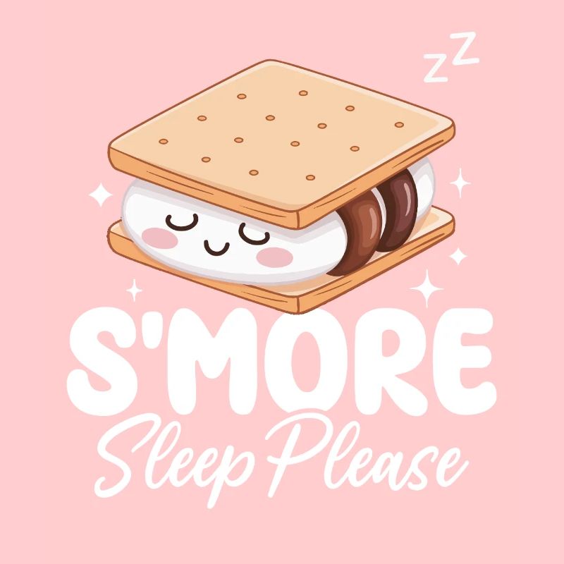 S’more Sleep Please Funny Toasted Marshmallow