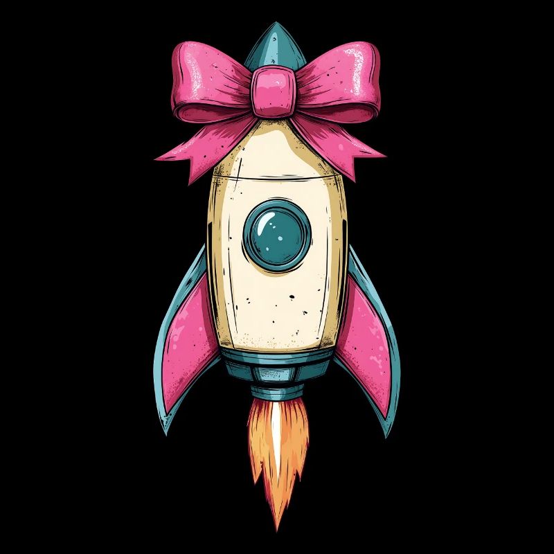 Coquette proue fusée spatiale navette spatiale