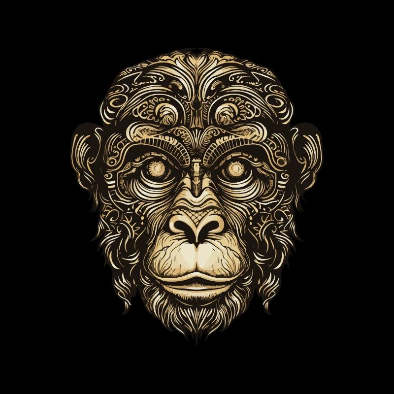 Portrait de singe