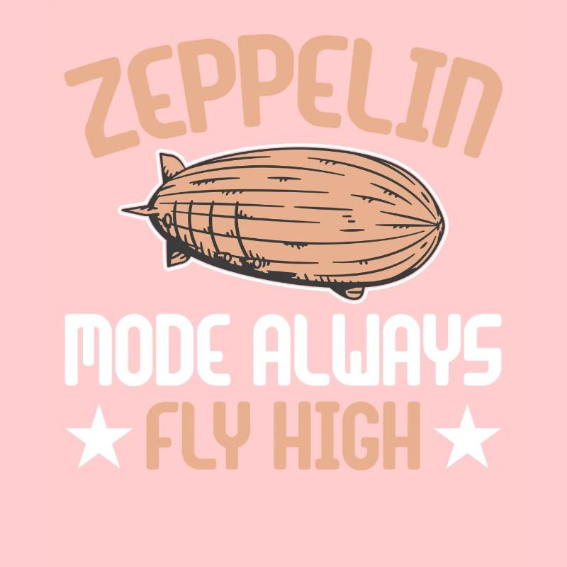 Dirigeable Zeppelin vintage 70 ans