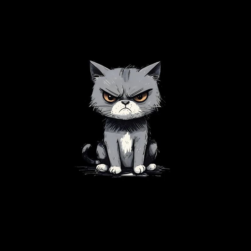 Meine Katze verurteilt dich: Grumpy Tabby