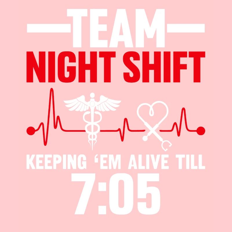 Équipe Night Shift Drôle Infirmière Technique de Dialyse