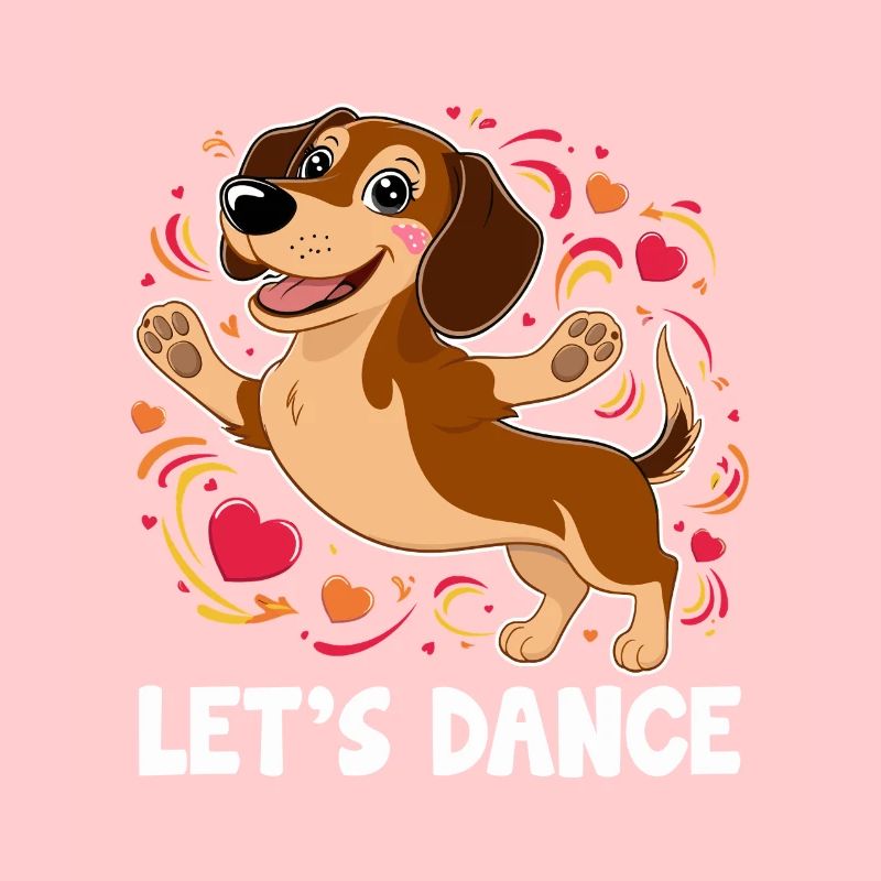 Ein Dackel Dancin Let's Dance Dancing Dancer