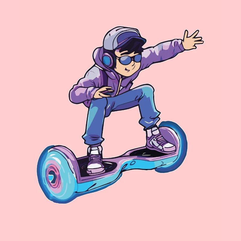 Das Leben Ist Besser, Wenn Sie Mit Dem Hoverboard