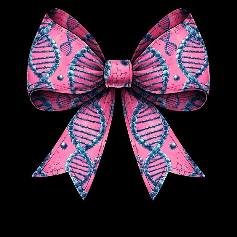 Coquette Bow Genealogy DNA Pattern