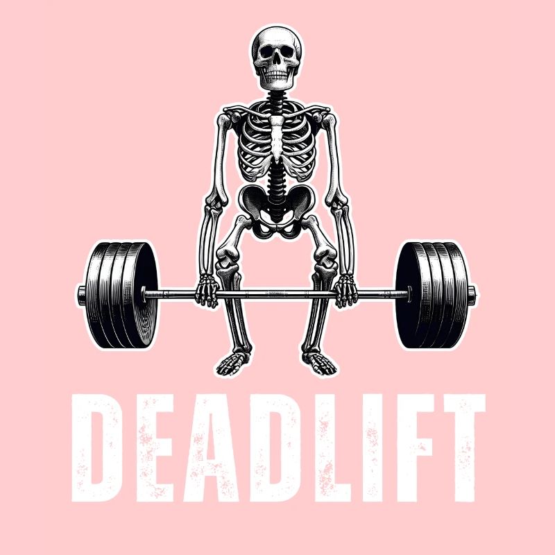Kreuzheben Skeleton Gym Workout
